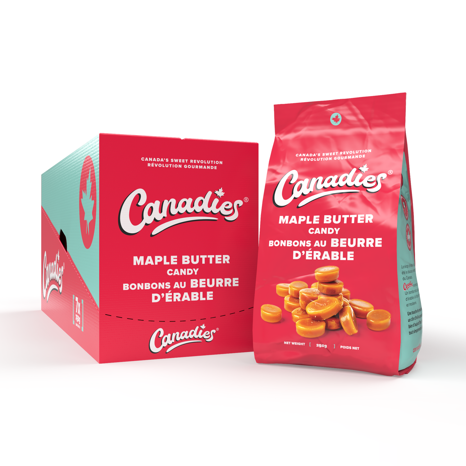 The Canady® – Maple Butter Hard Candy Box of 7